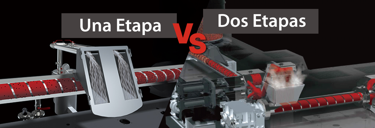 Una etapa vs. Dos etapas - Máquinas para Reciclar Plástico